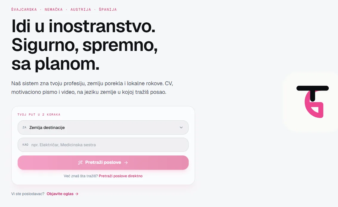 GlobalTalent24 platforma za traženje posla i razvoj karijere u Evropi
