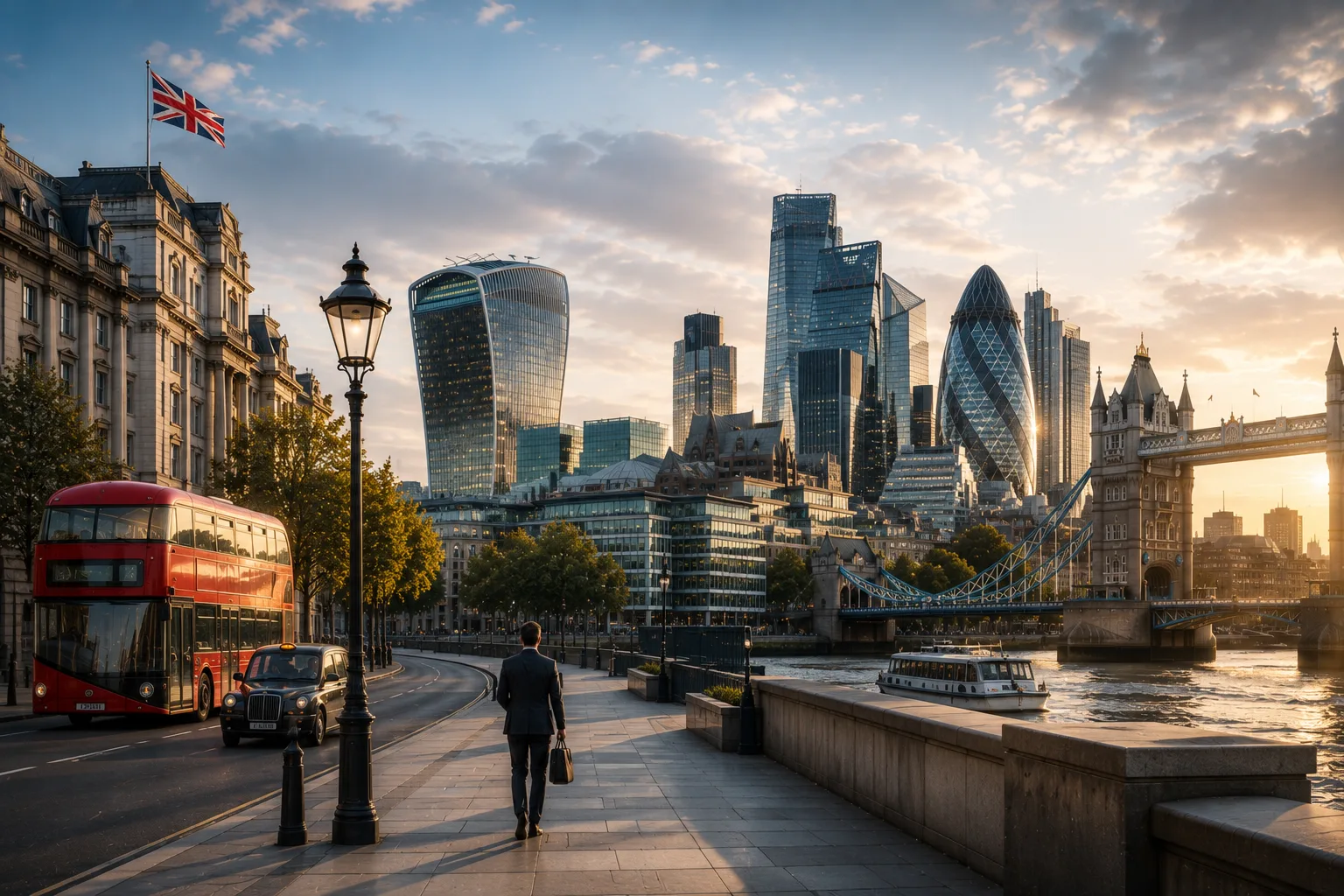 London skyline representing the United Kingdom