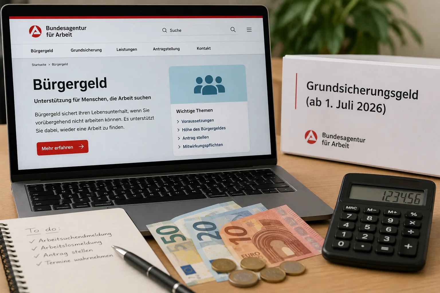 Employee in Germany reviewing termination documents and the applicable notice period