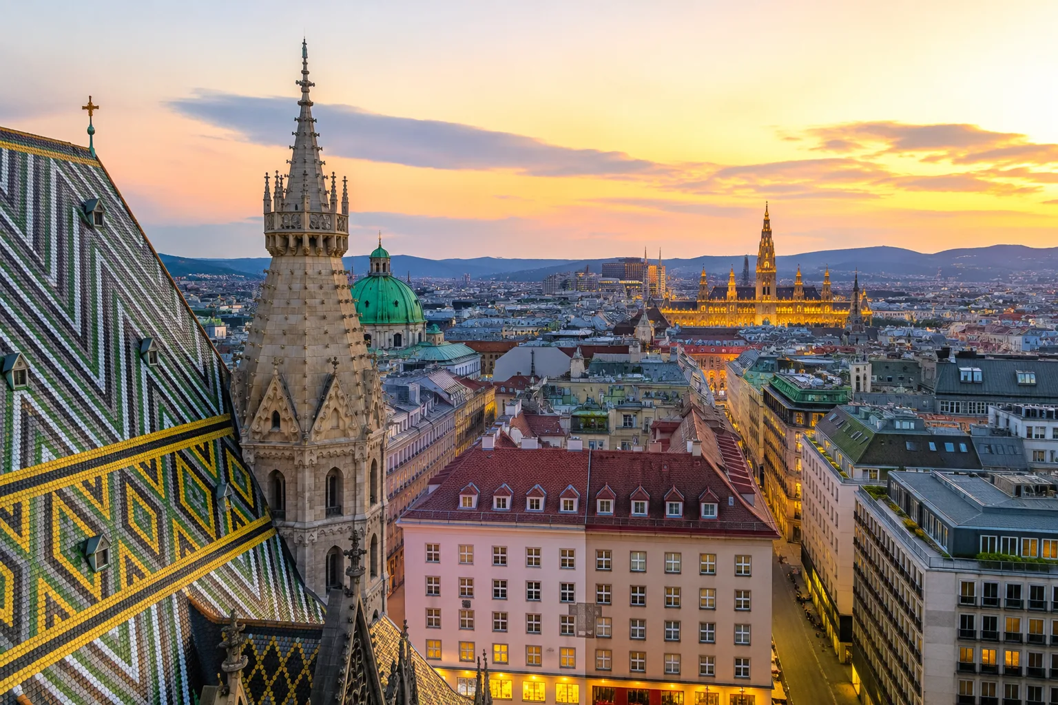 Blick auf die Wiener Innenstadt