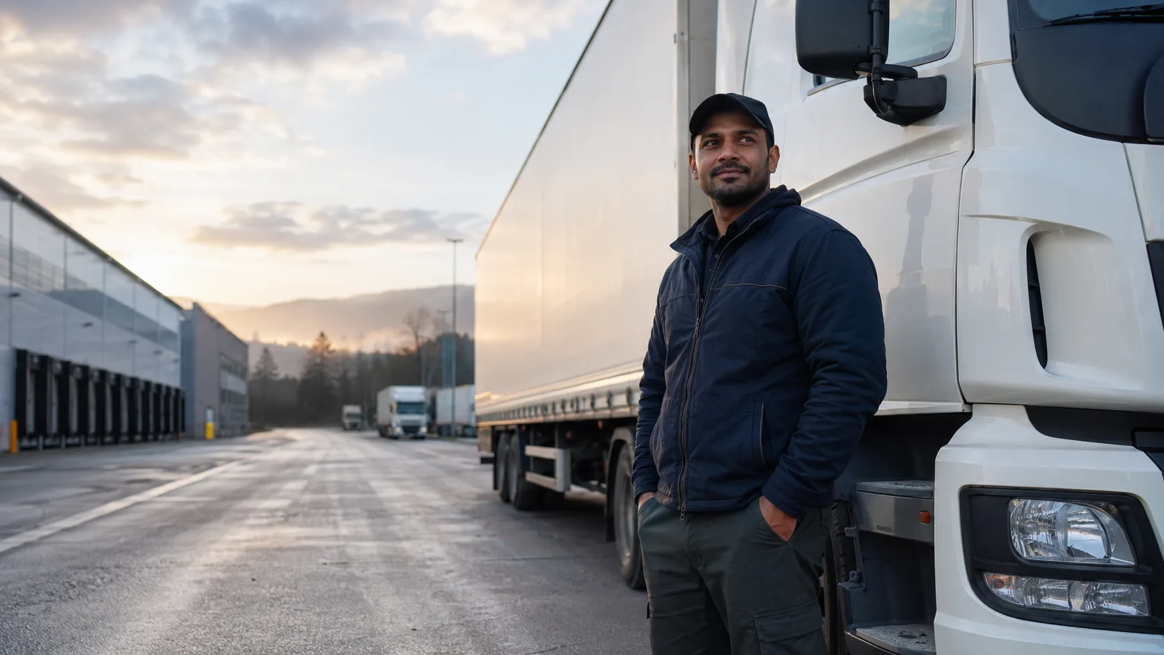 Professional truck driver in Germany