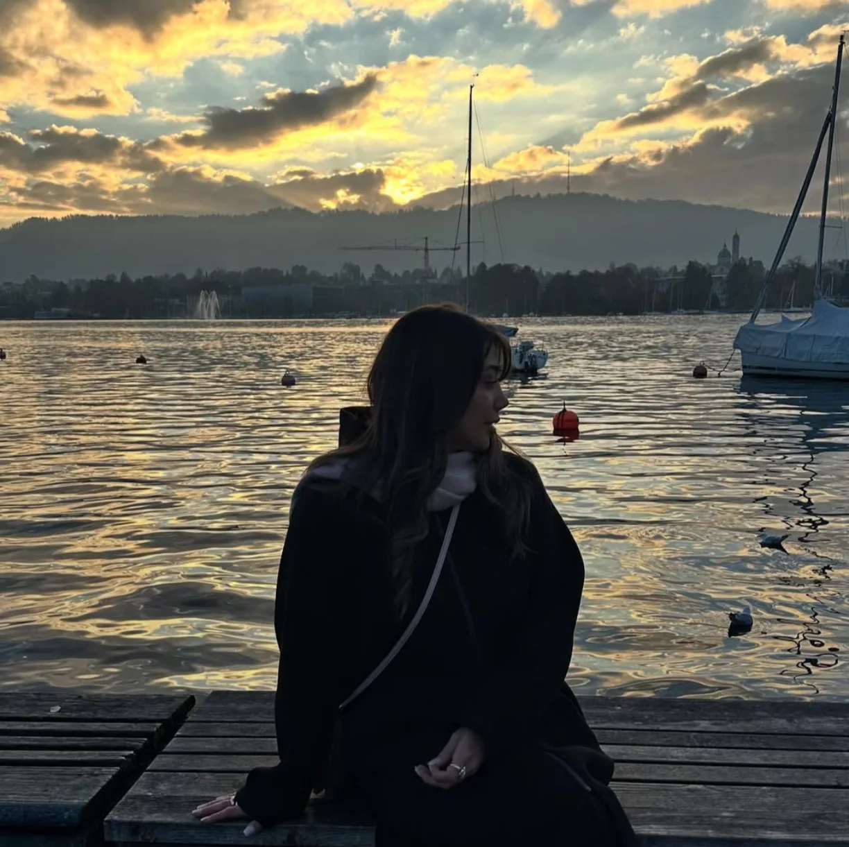 Zilan during her time in Switzerland