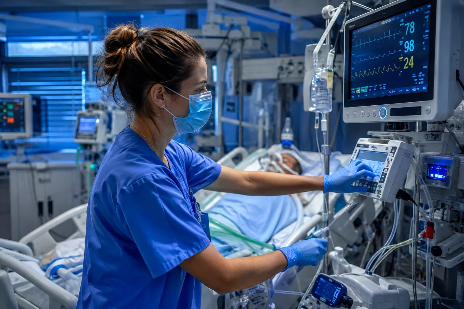 Medicinska sestra na odjeljenju intenzivne nege u Austriji